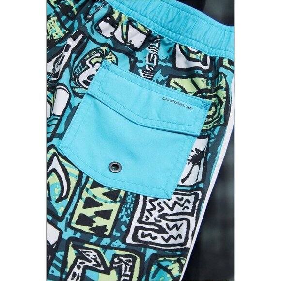 Quiksilver Boys Youth Everyday Scallop 17 Boardshorts Big Kids Blue NEW 30/16 XL - Picture 5 of 7